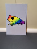 Pride Frog Mini Print