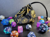 Black and Gold Witch Bag