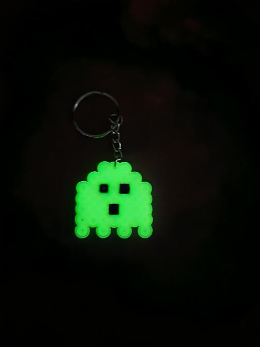 Glow in the Dark Ghost Keychain