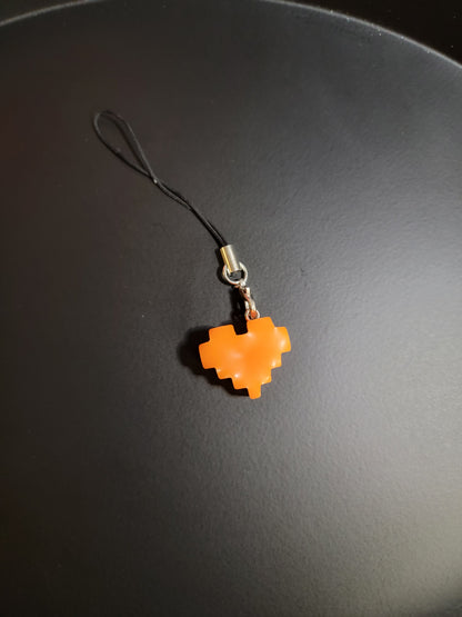 Pixel Heart Charm