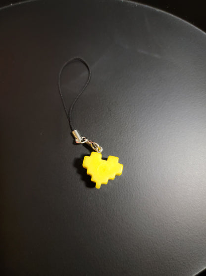 Pixel Heart Charm