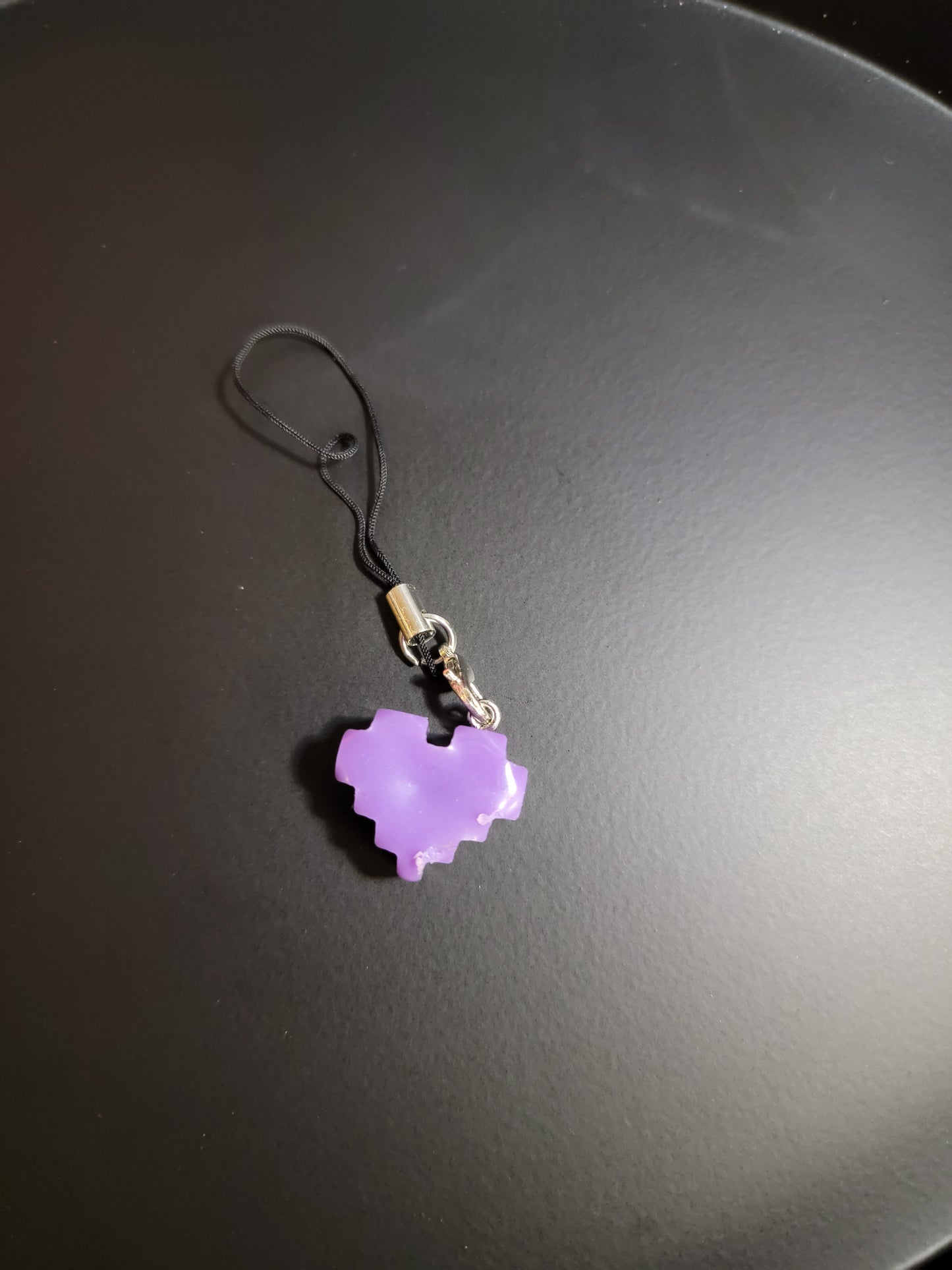 Pixel Heart Charm