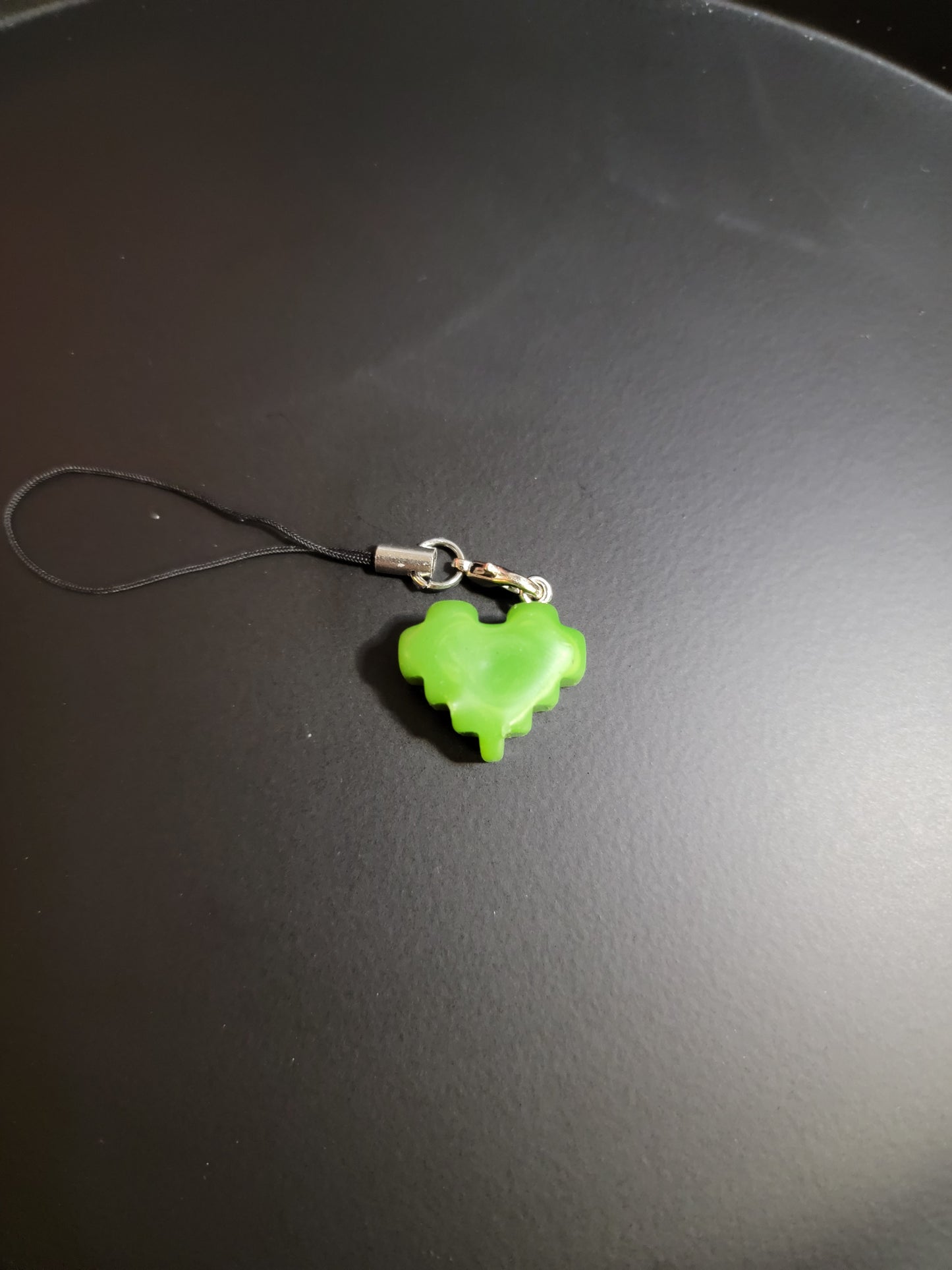 Pixel Heart Charm