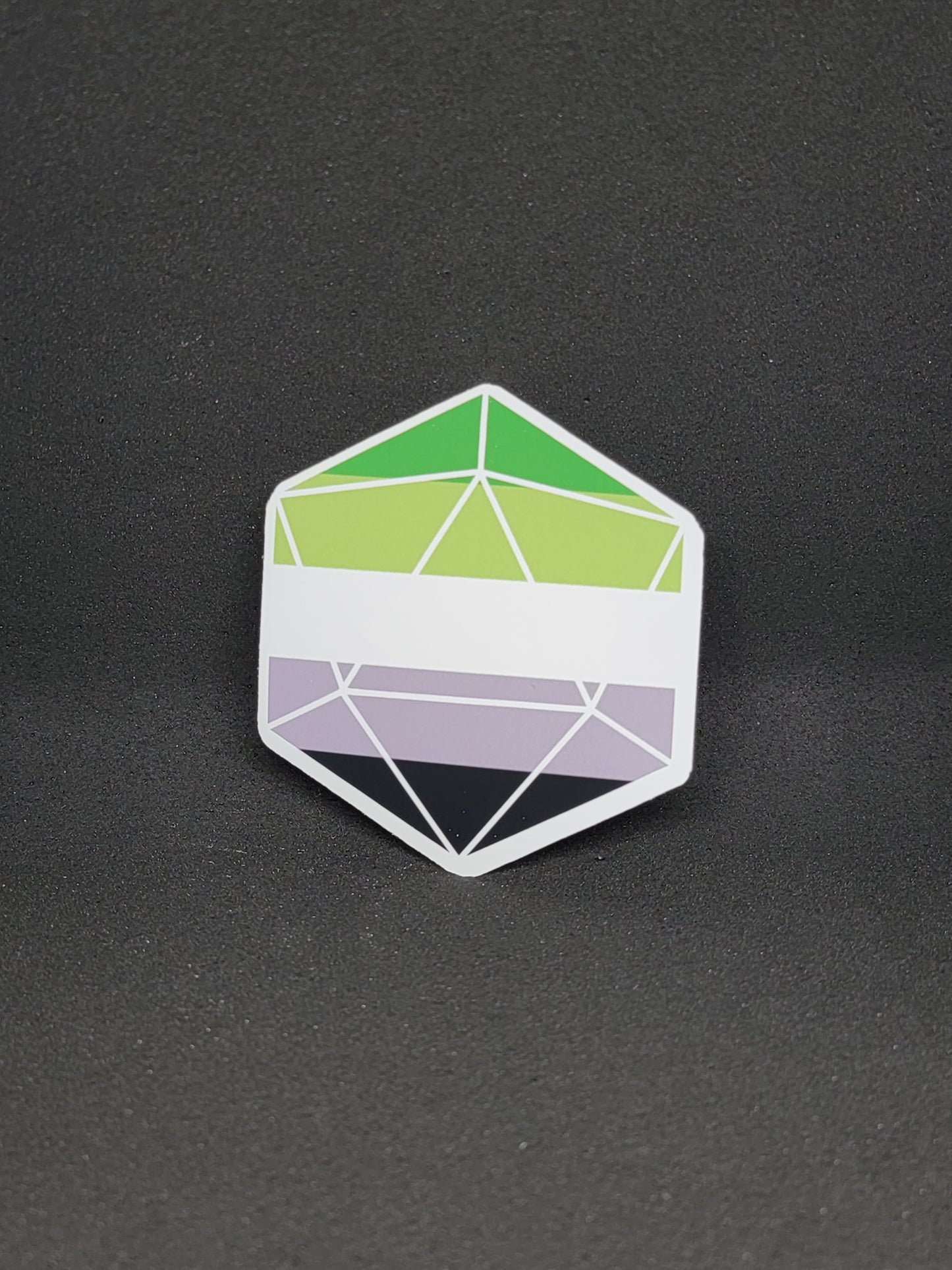 Pride D20 Sticker