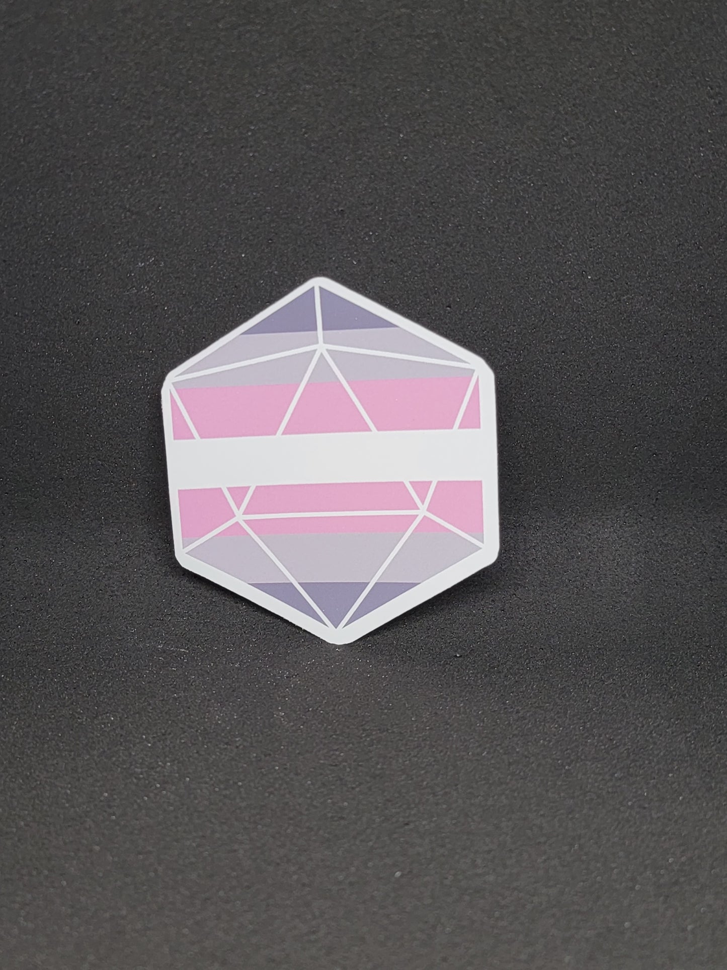 Pride D20 Sticker