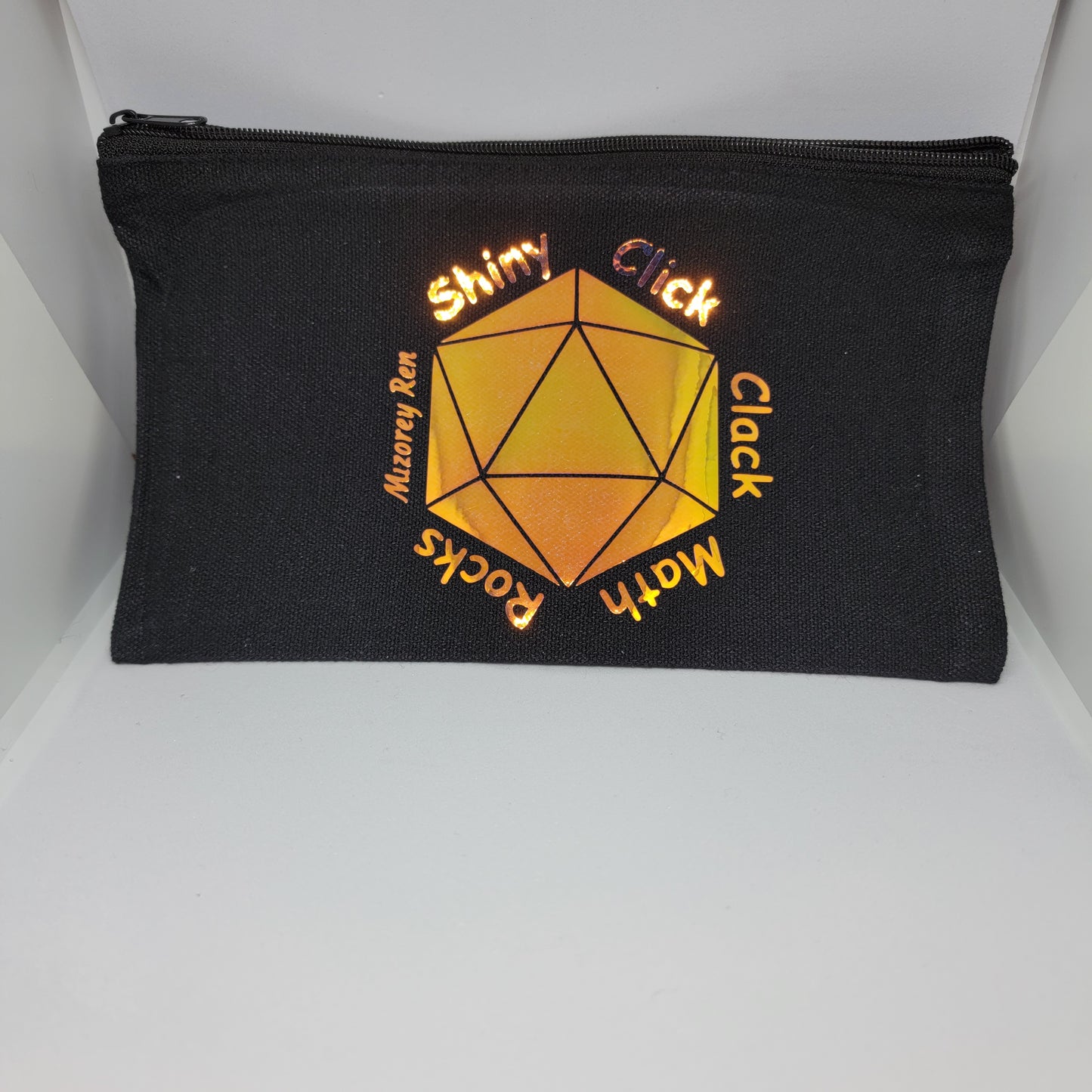 Shiny Click Clack Zipper Pouch